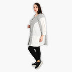 AKH 6933 Jacket, White-Black