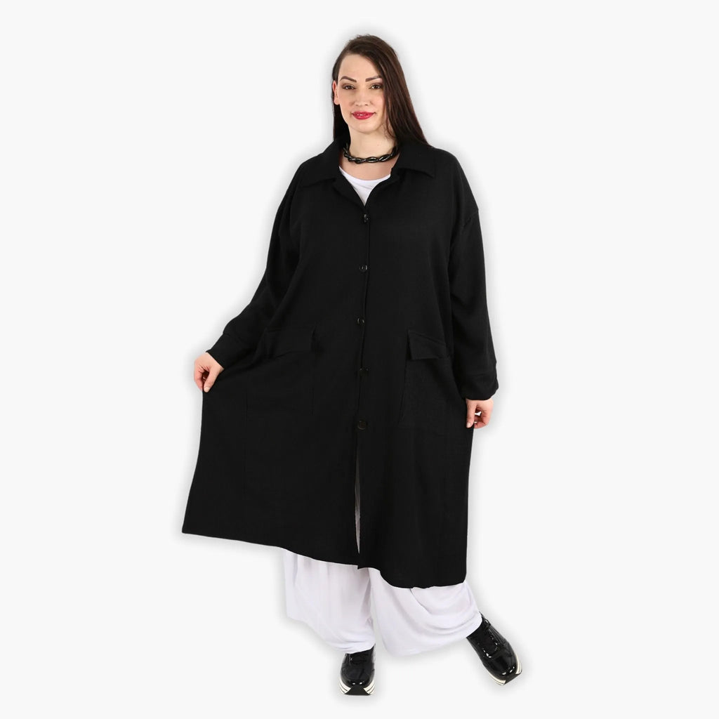 AKH 6934 Coat, Black