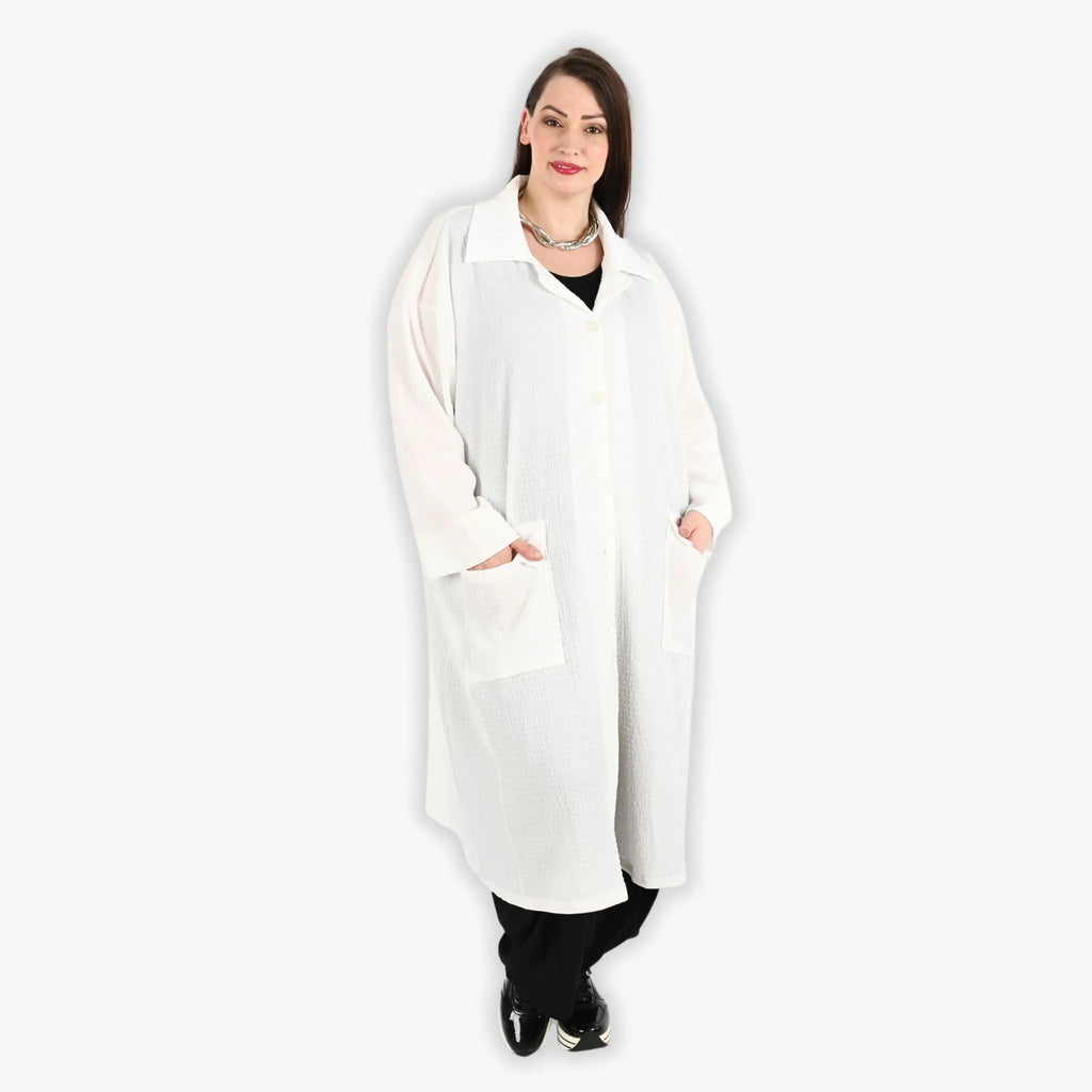 AKH 6934 Coat, White