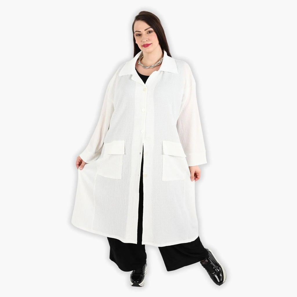 AKH 6934 Coat, White