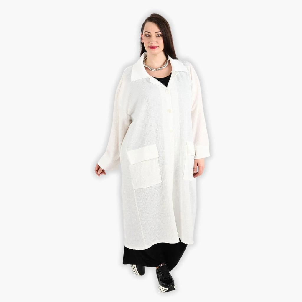AKH 6934 Coat, White
