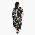 AKH 1926 Dress, Black-Ecru