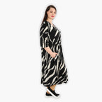 AKH 1926 Dress, Black-Ecru