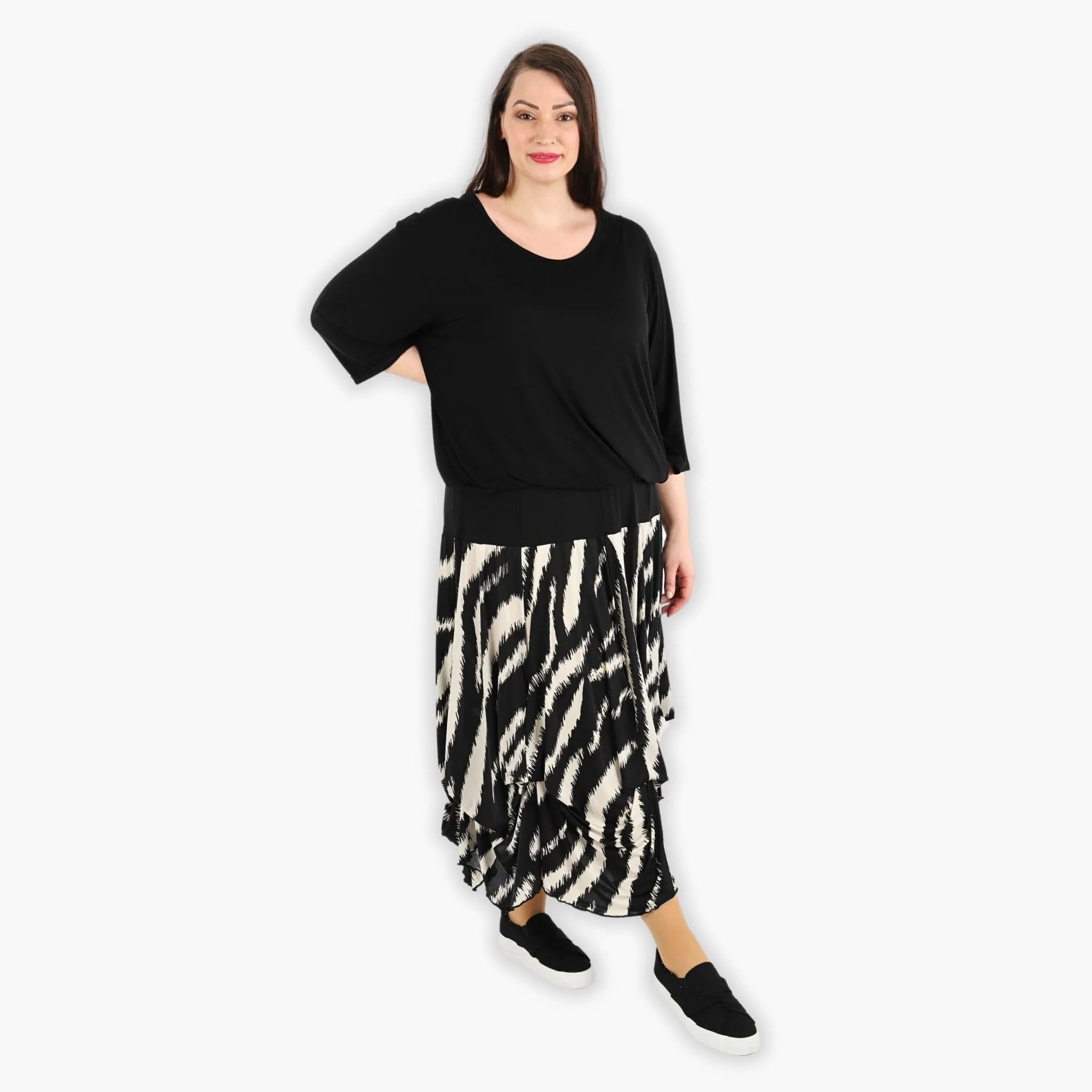 AKH 7559 Rock, Black-Ecru