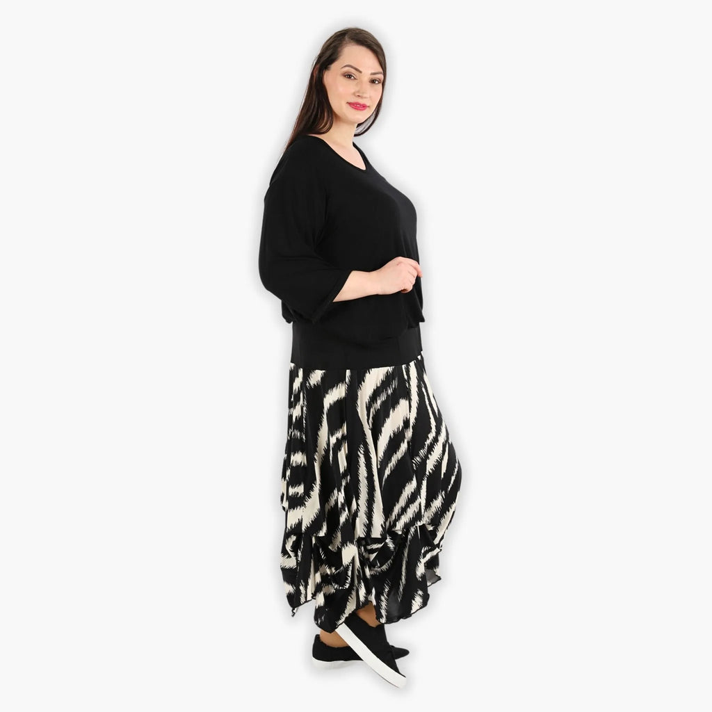 AKH 7559 Rock, Black-Ecru