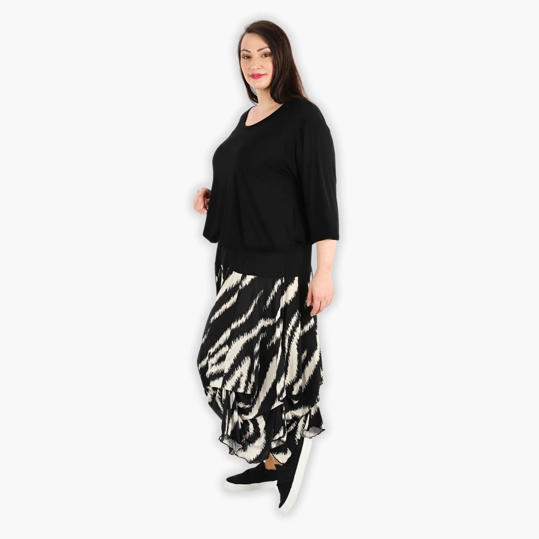 AKH Fashion Rock 7559 Naema, Schwarz/Ecru