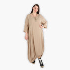 AKH 6736 Dress, Beige