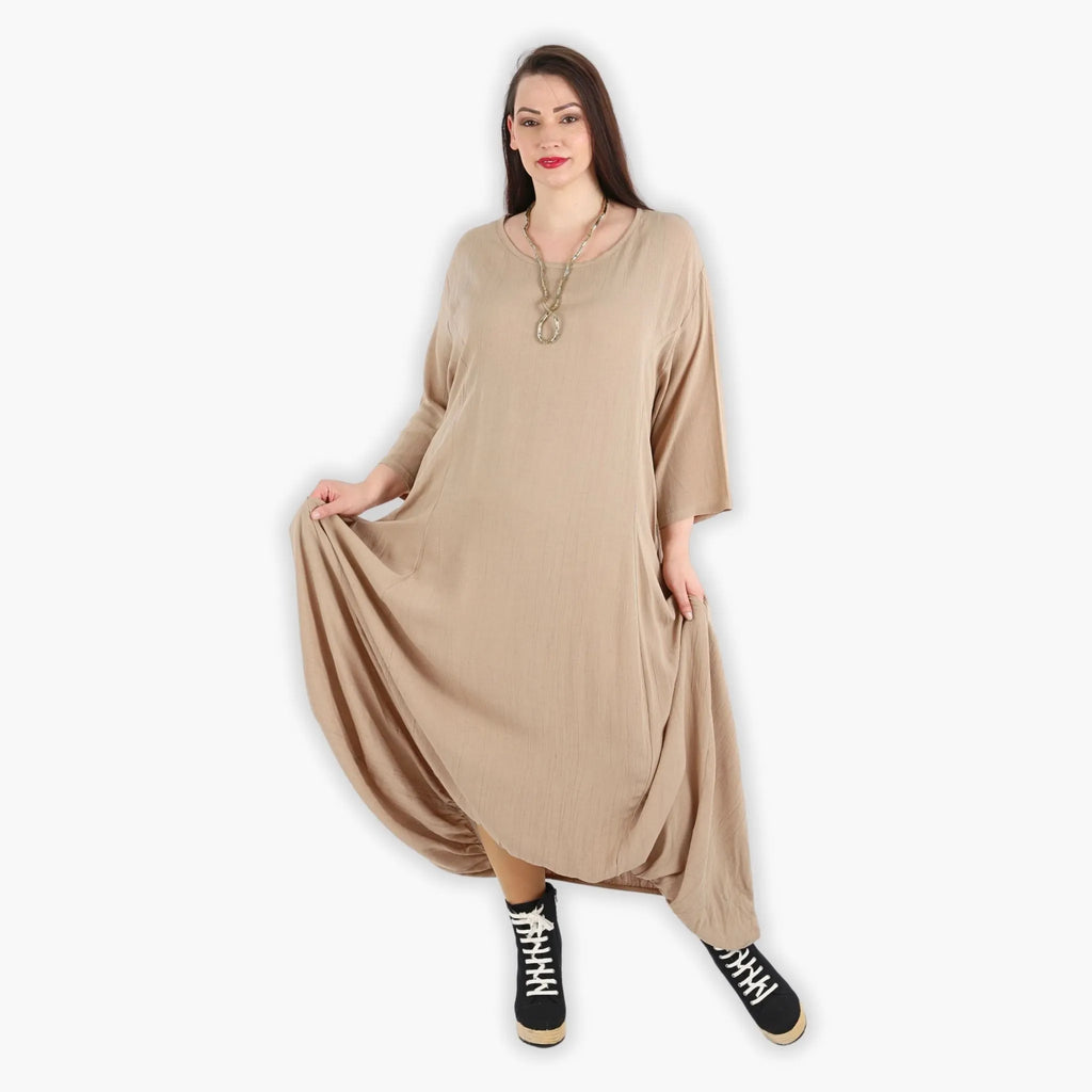 AKH 6736 Dress, Beige