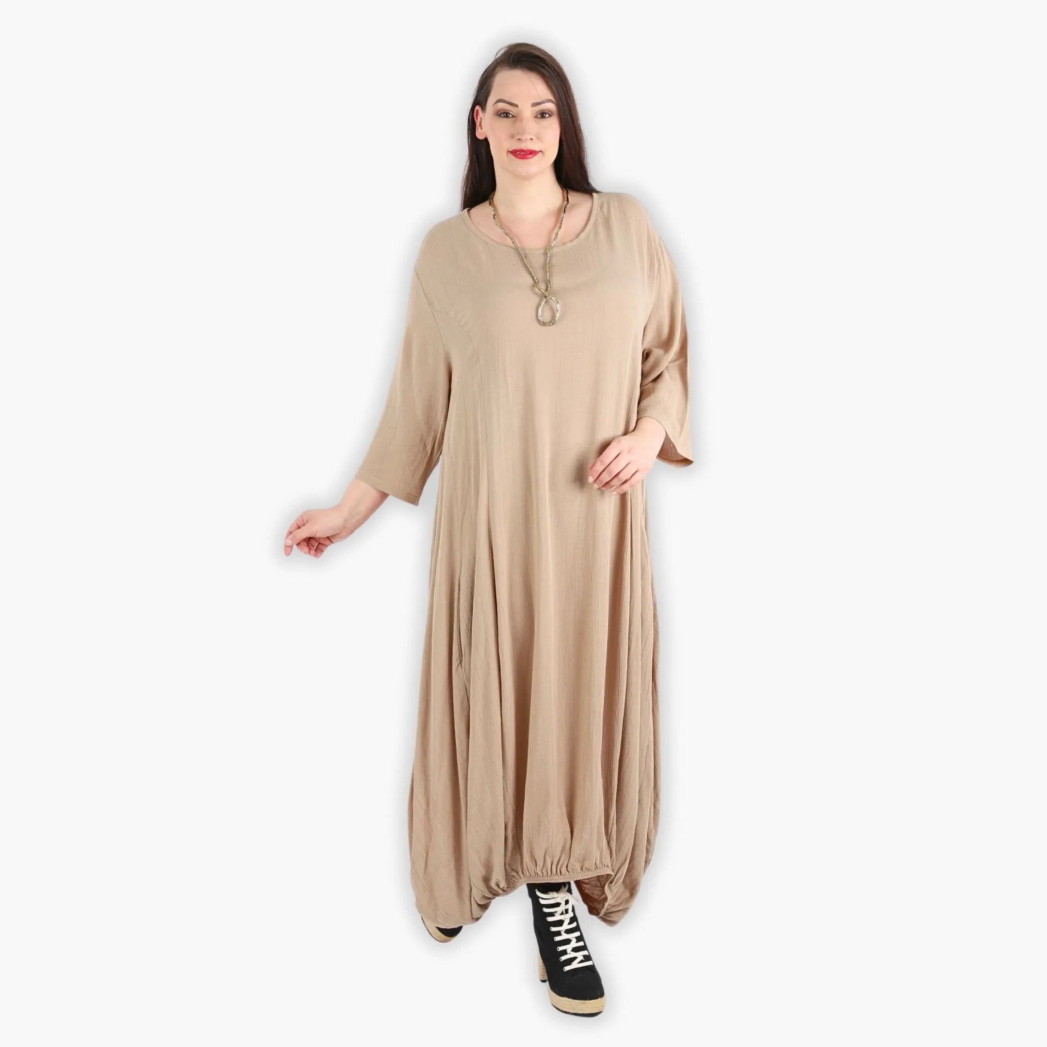 AKH 6736 Dress, Beige