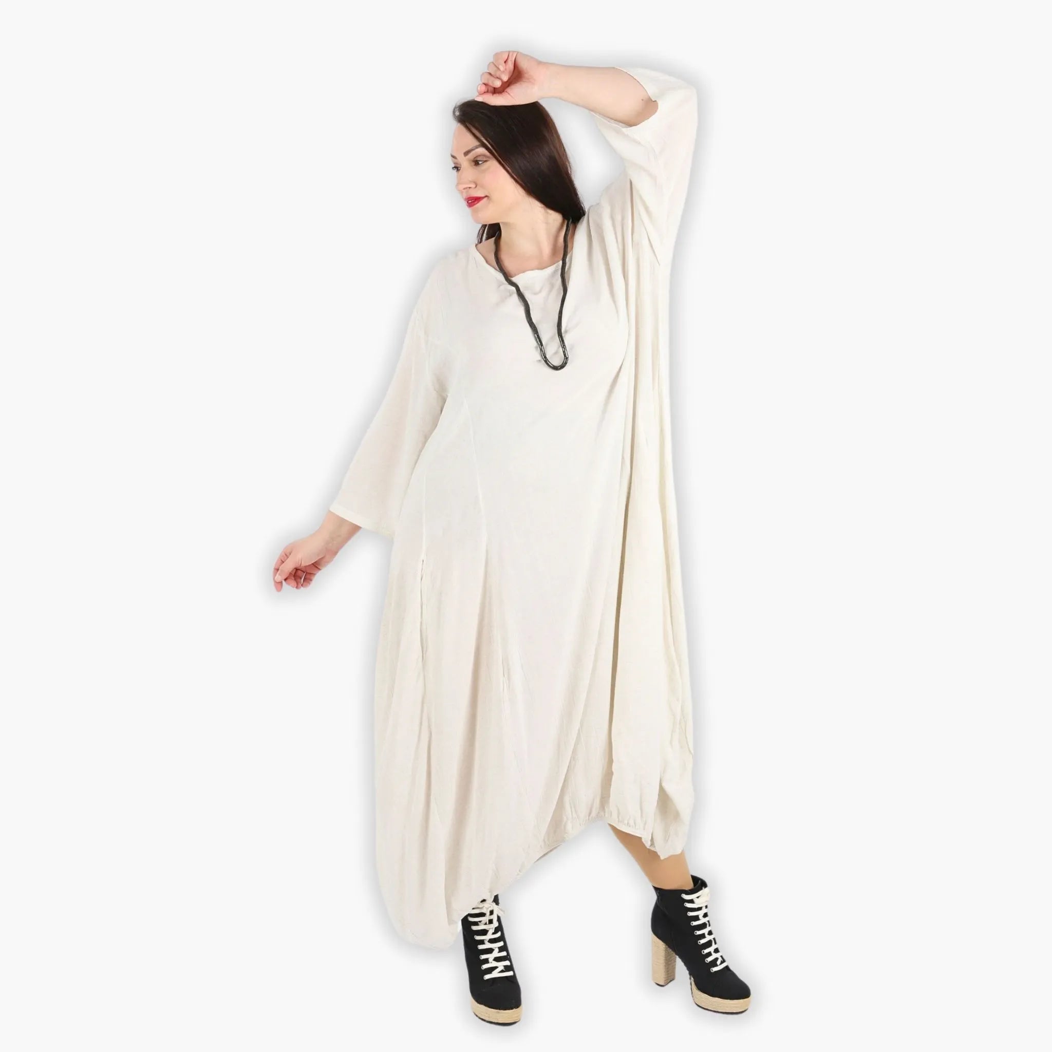 AKH 6736 Dress, White
