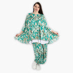 AKH Fashion Shirt 593 Peachy, Mint/Beige