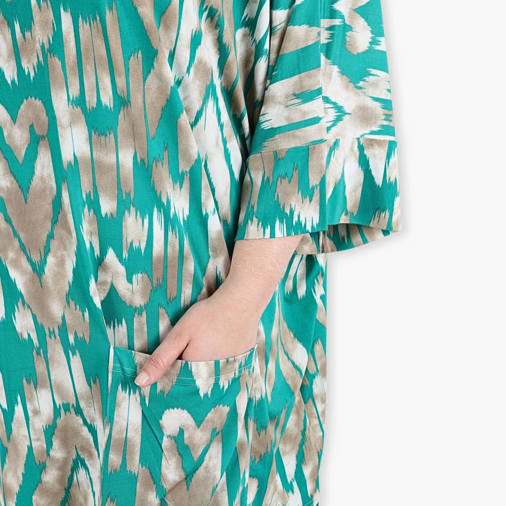 AKH 6925 Big Shirt, mint-beige