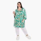 AKH 6925 Big Shirt, mint-beige