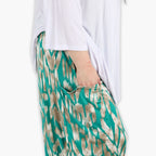 AKH 8069 Trousers, Mint-Beige