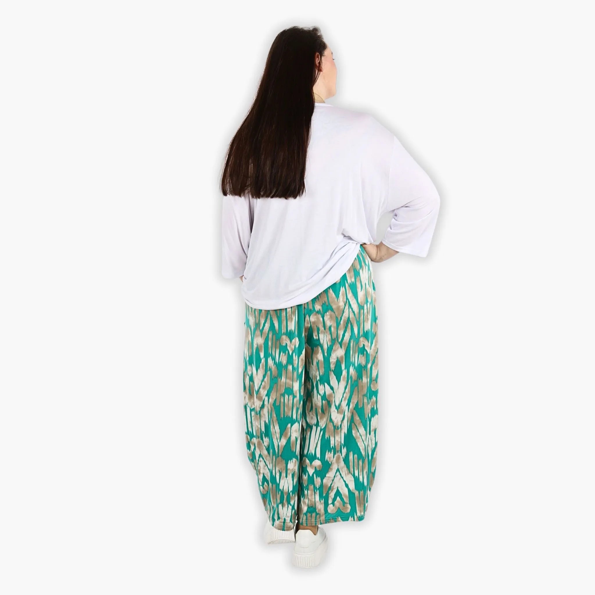 AKH Fashion Hose 8069 Peachy, Mint/Beige