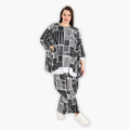 AKH 593 Big Shirt, Black and White