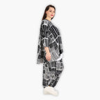AKH 593 Big Shirt, Black and White