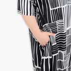 AKH 1926 dress, black and white