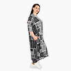 AKH 1926 dress, black and white
