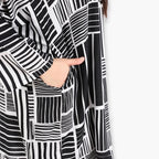 AKH 6909 Big Shirt, Black and White