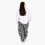 AKH 8069 Trousers, Black and White