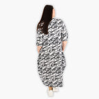 AKH 1926 dress, black and white