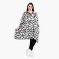 AKH 6906 Blouse, Black and White