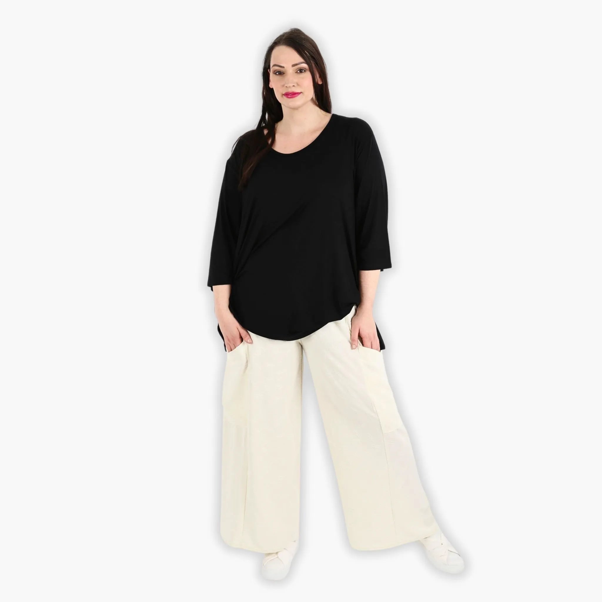 AKH 6710 Trousers, Cream