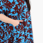 AKH 592 Big Shirt, Maroon-Blau