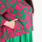 AKH 6910 Jacket, Fuchsia Green