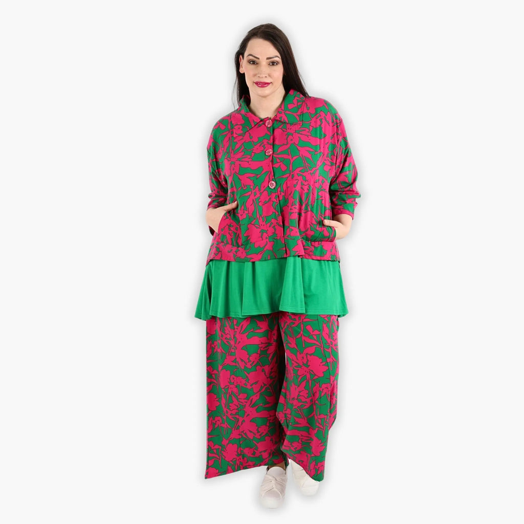 AKH 6910 Jacket, Fuchsia Green