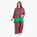 AKH 6910 Jacket, Fuchsia Green