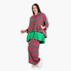 AKH 6910 Jacket, Fuchsia Green