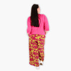 AKH 6927 Trousers, Purple-Lime