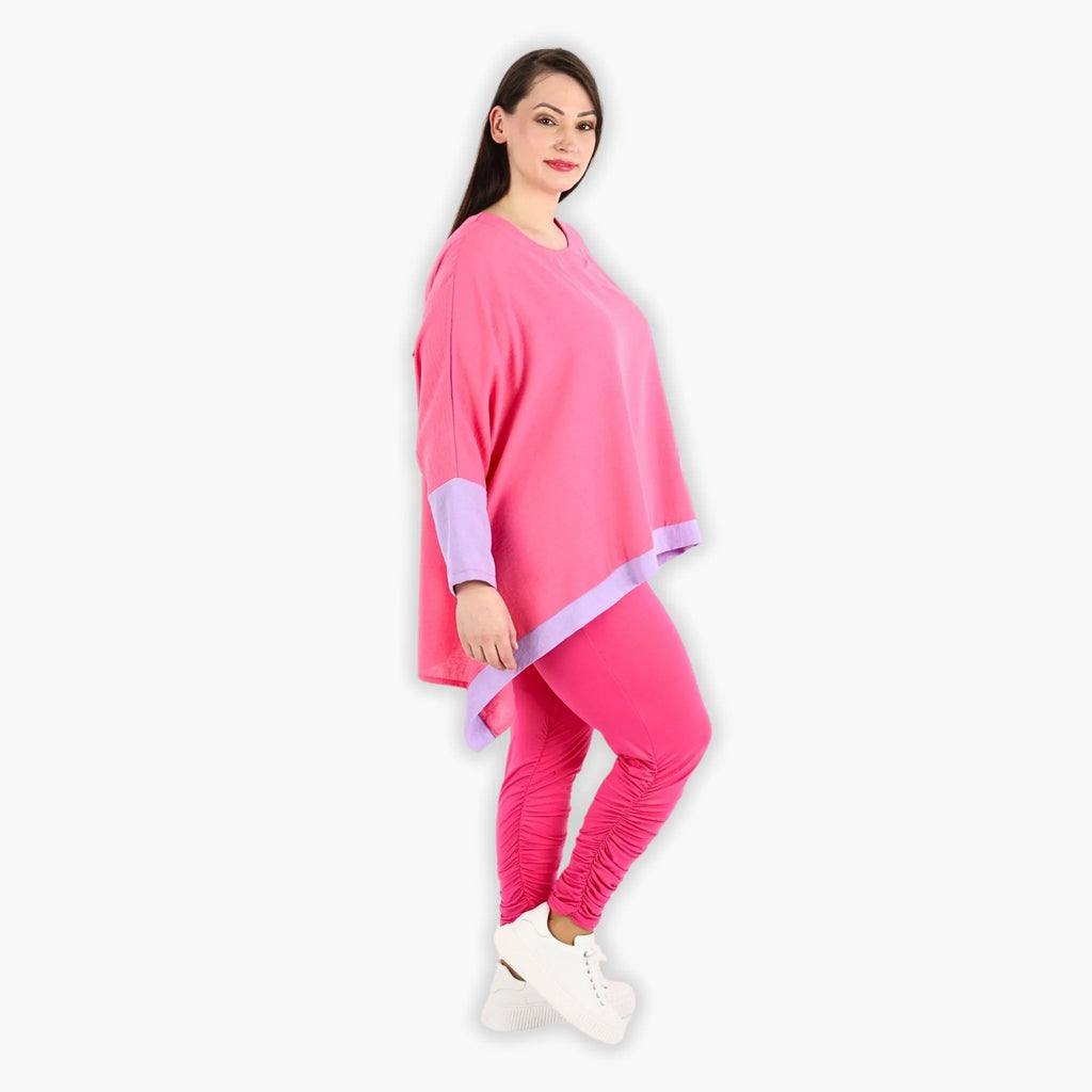 AKH 2413 Big Shirt, Pink-Lilac
