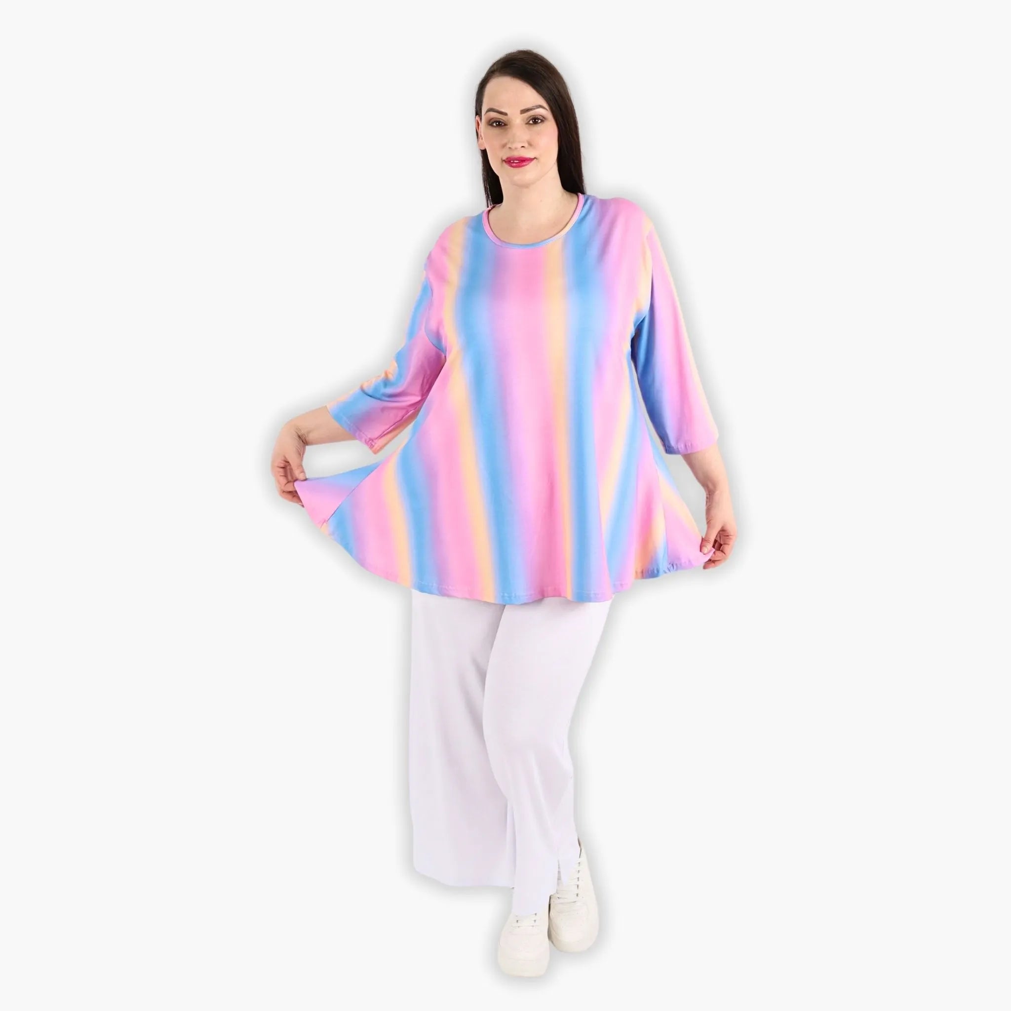 AKH 1892 Shirt, Pink-Blue-Orange