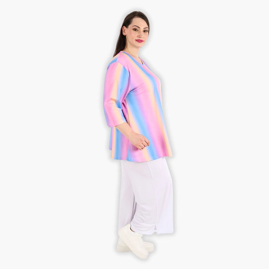 AKH 1892 Shirt, Pink-Blue-Orange