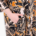AKH 1927 dress, black-cognac-beige