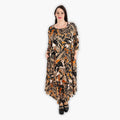 AKH 1927 dress, black-cognac-beige