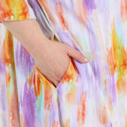 AKH 1927 Dress, white-lilac-orange
