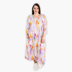 AKH 1927 Dress, white-lilac-orange