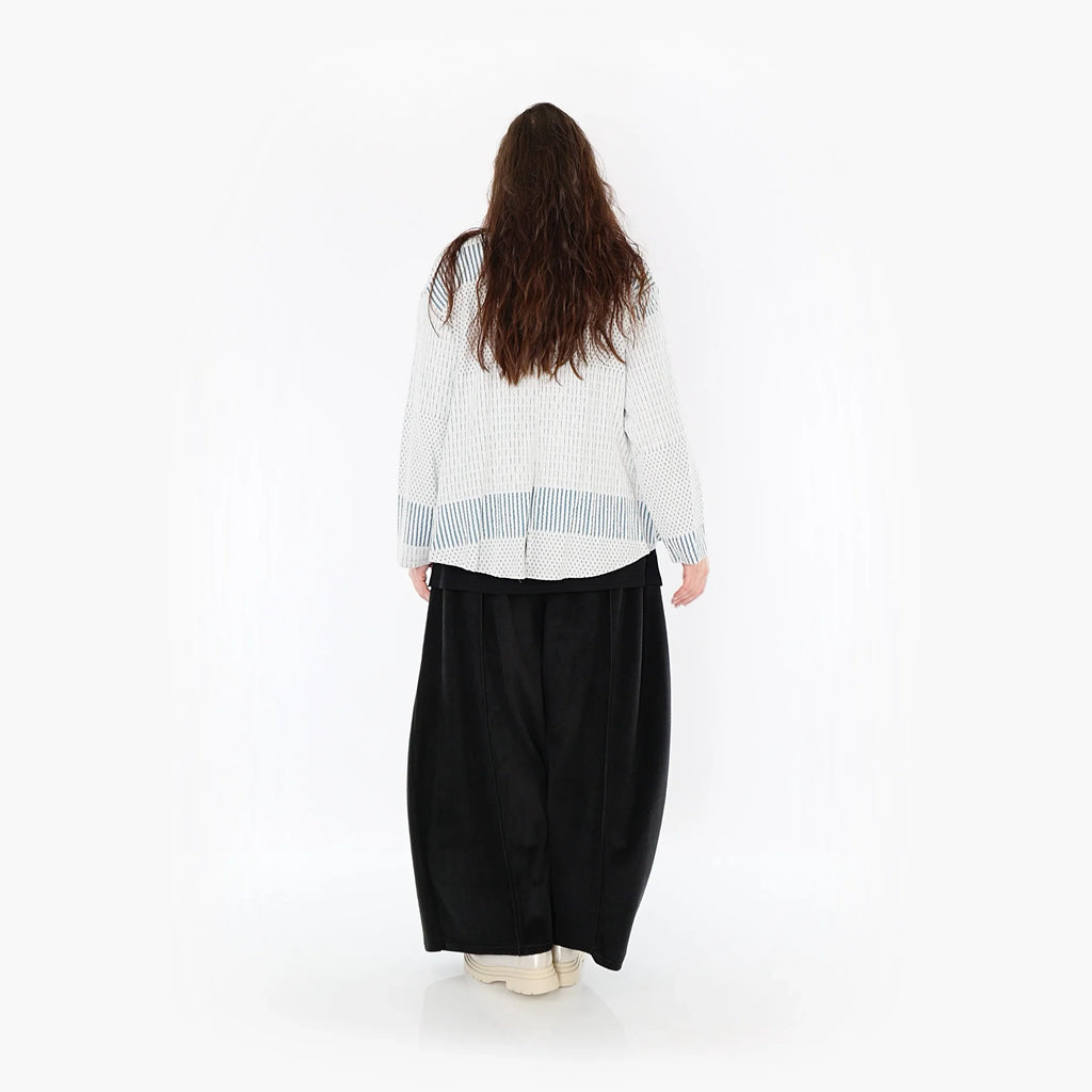AKH 130 Jacket, Blue-Ecru
