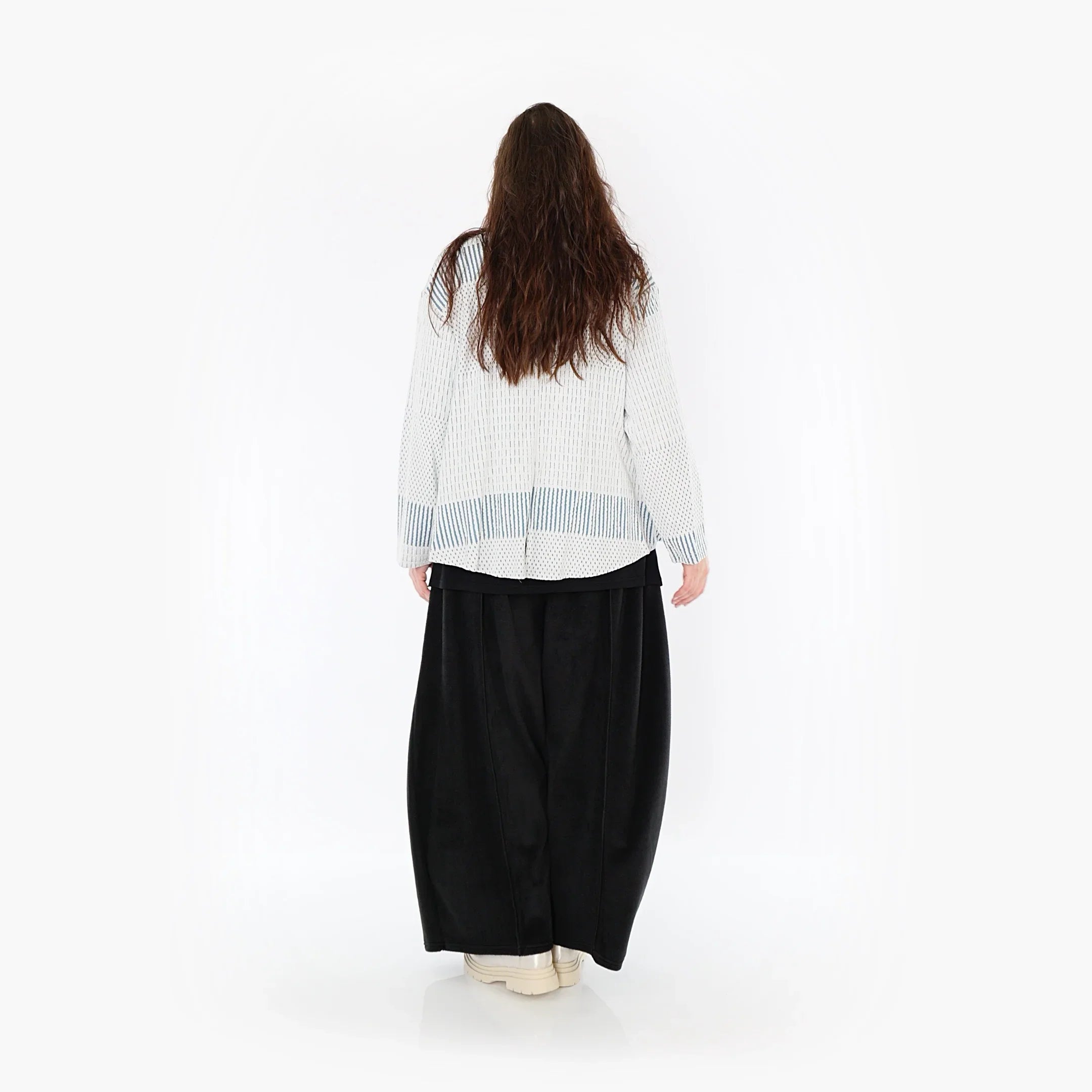 AKH 130 Jacket, Blue-Ecru