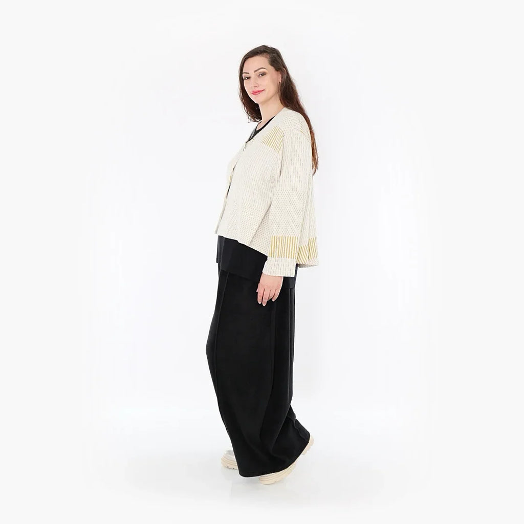 AKH 130 Jacket, Mustard-Ecru