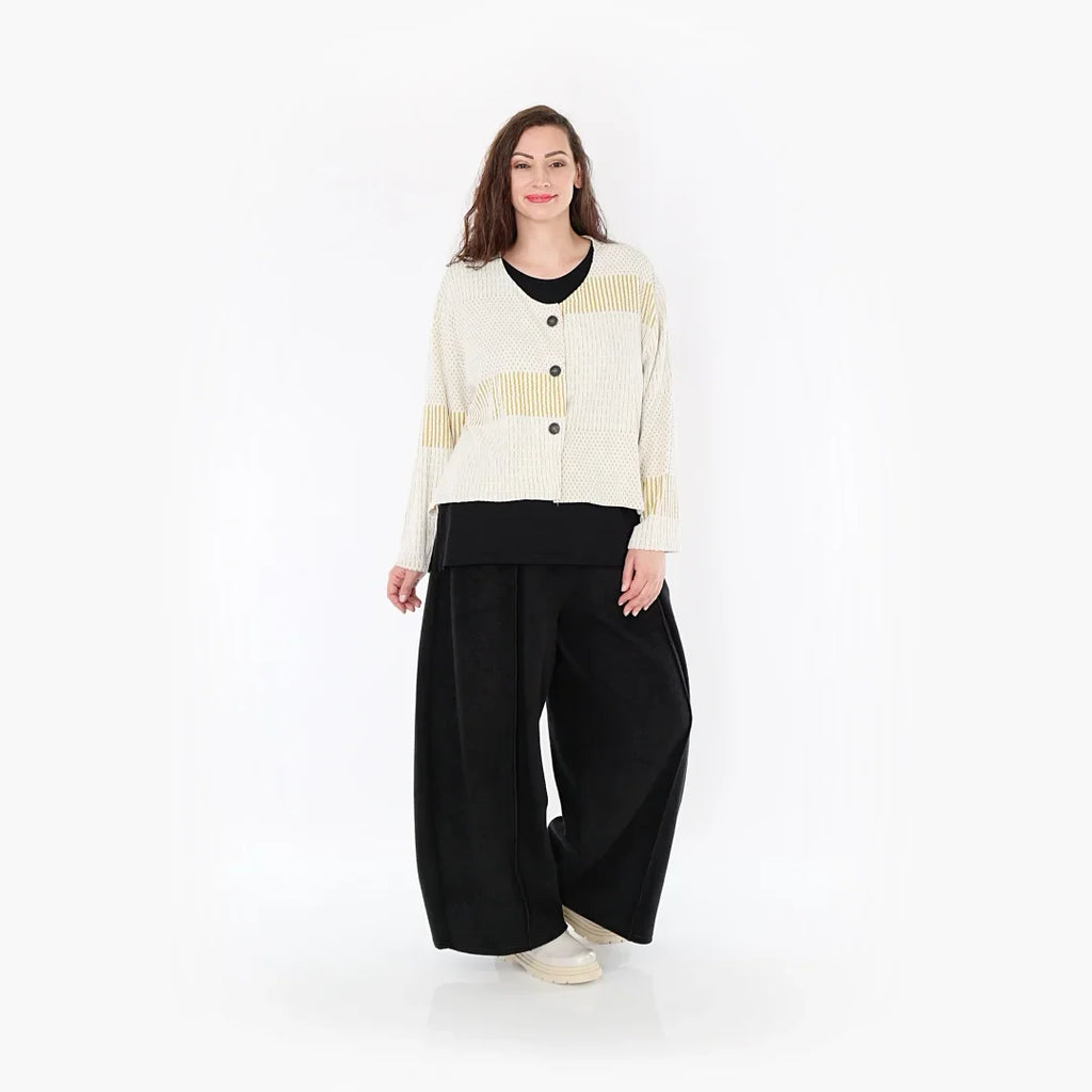 AKH 130 Jacket, Mustard-Ecru
