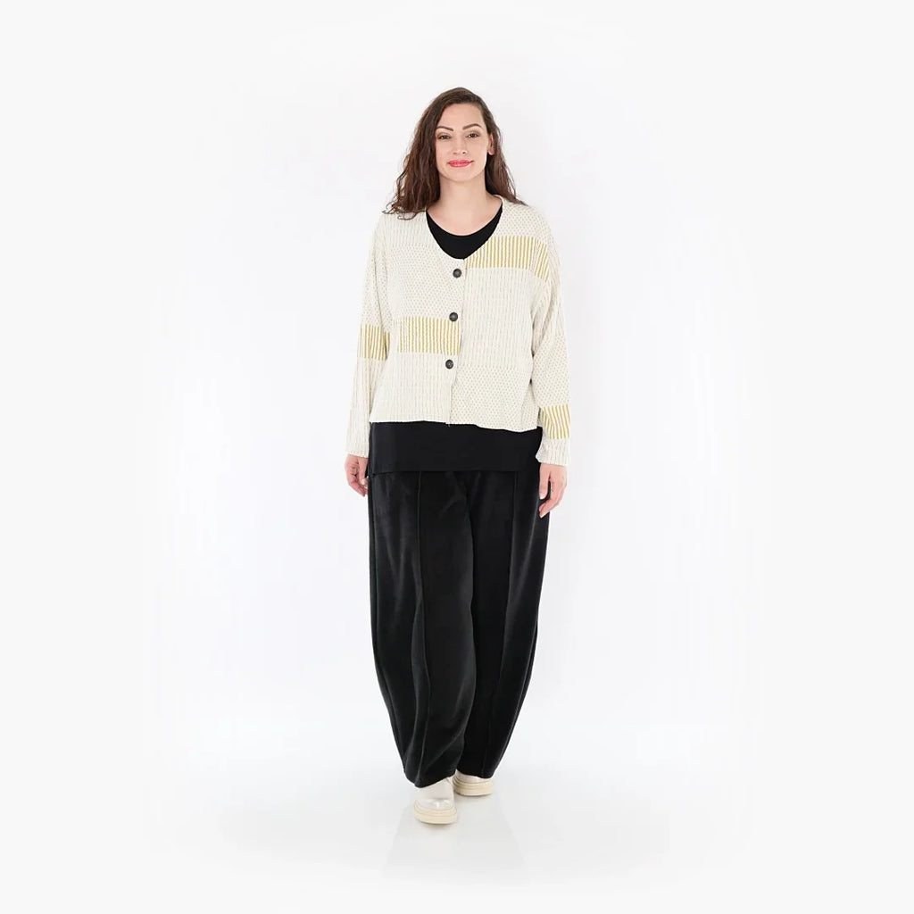 AKH 130 Jacket, Mustard-Ecru
