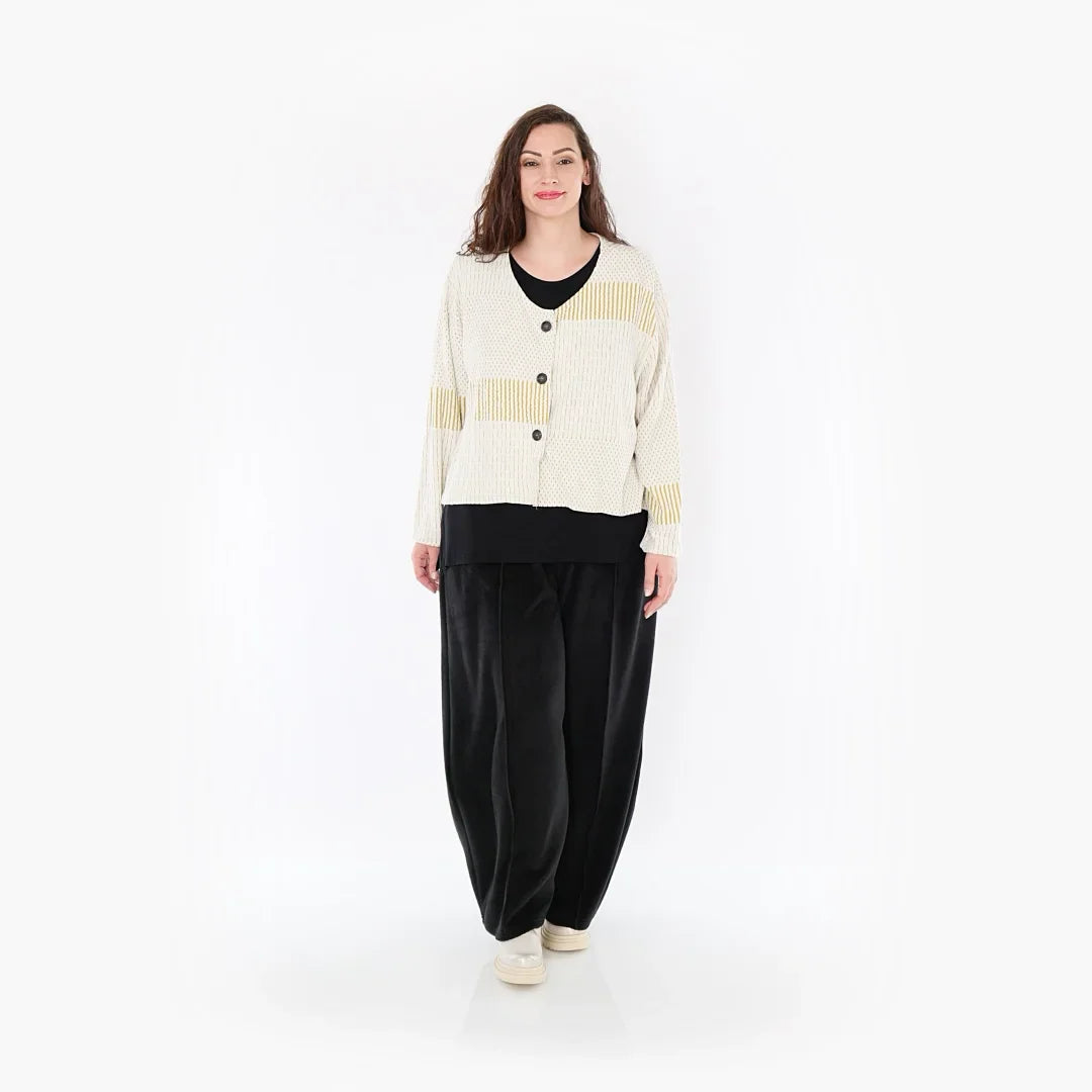 AKH 130 Jacket, Mustard-Ecru