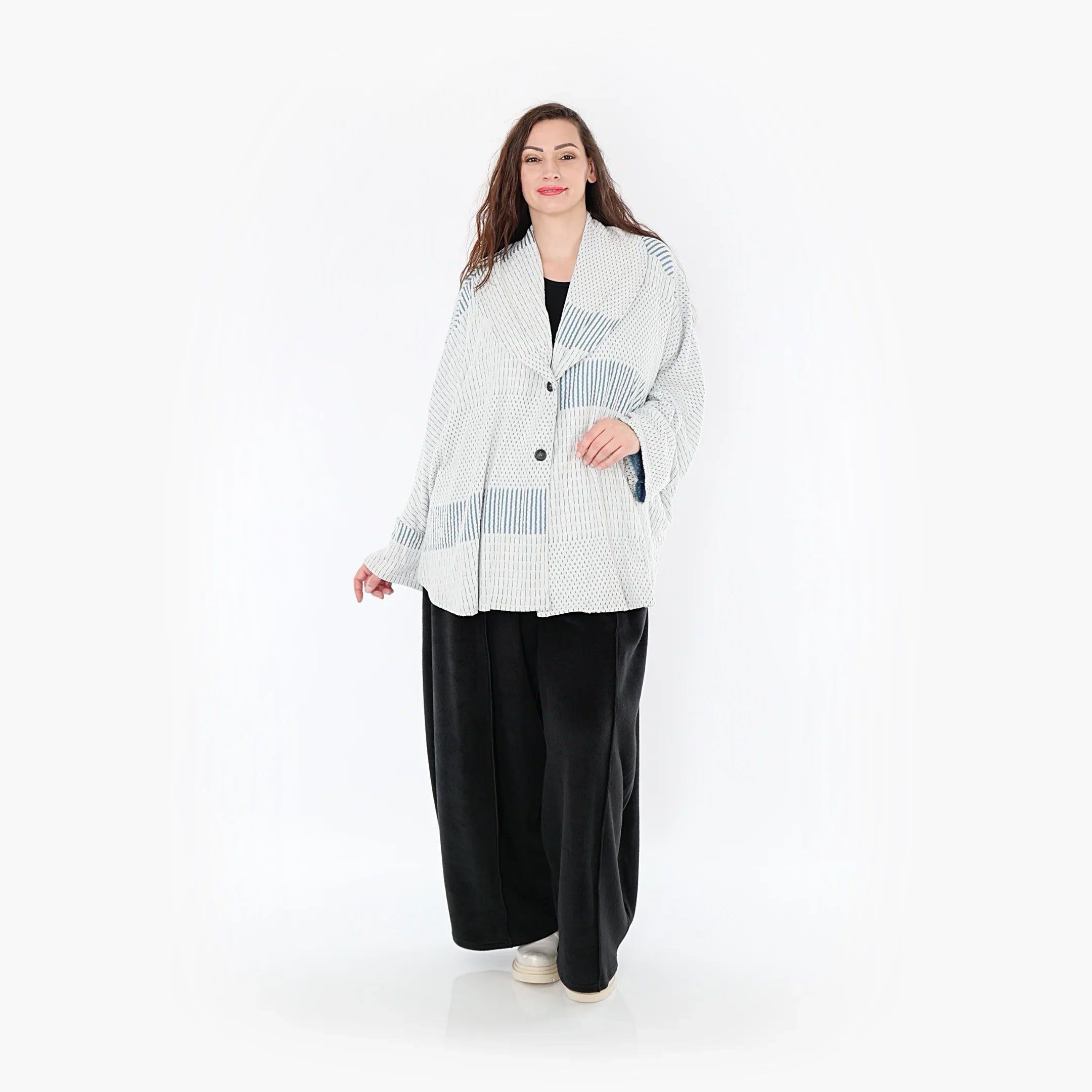 AKH Fashion Jacke 140 Frilla, Blau/Ecru