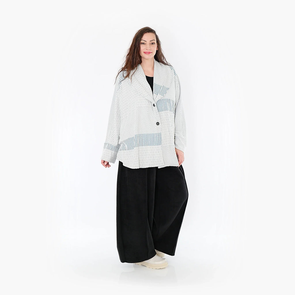 AKH Fashion Jacke 140 Frilla, Blau/Ecru
