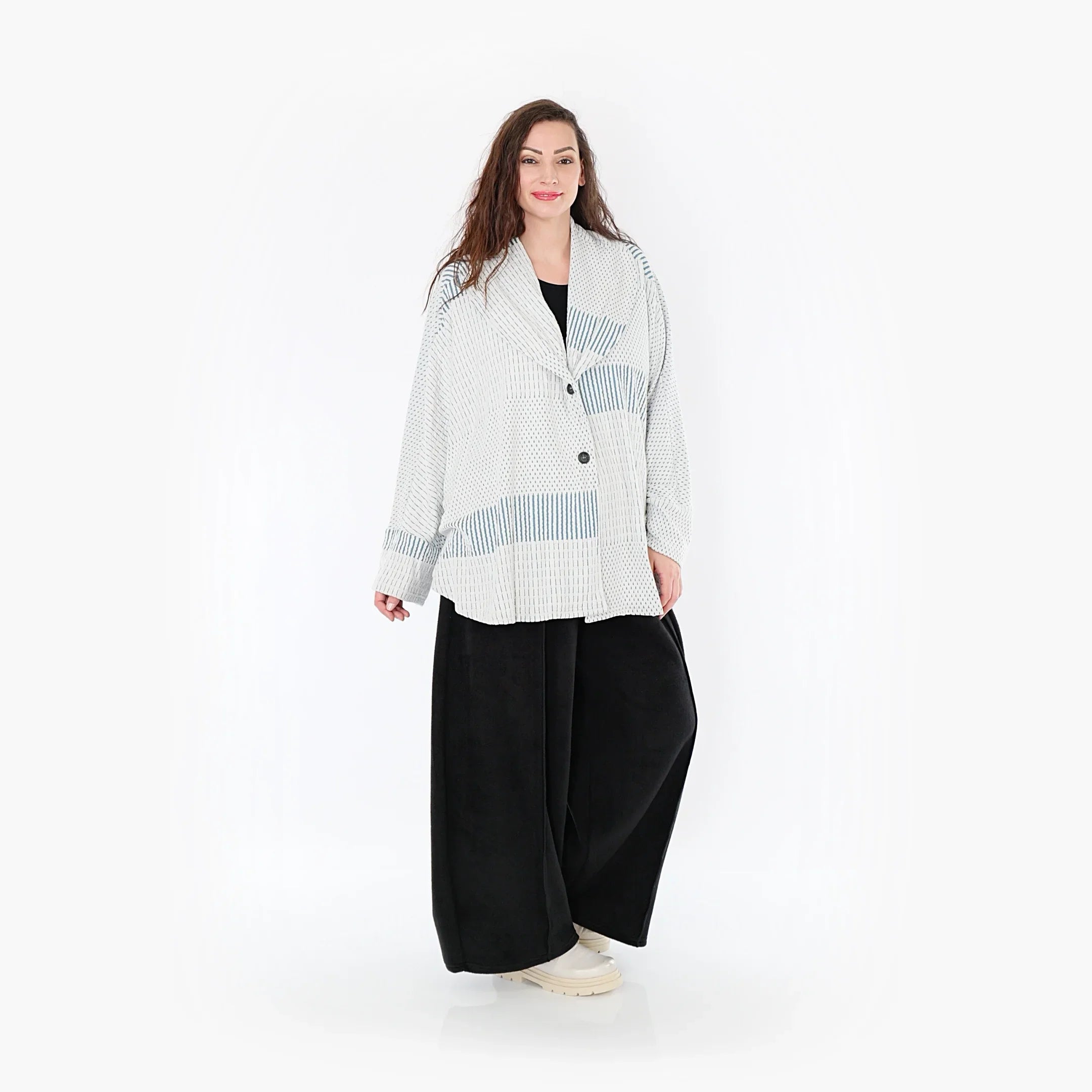 AKH Fashion Jacke 140 Frilla, Blau/Ecru